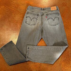 Levi's 501 Jeans Gray Stonewash Size Waist 31 Length 30 Men or Women